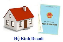 Thủ tục thành lập hộ kinh doanh cá thể
